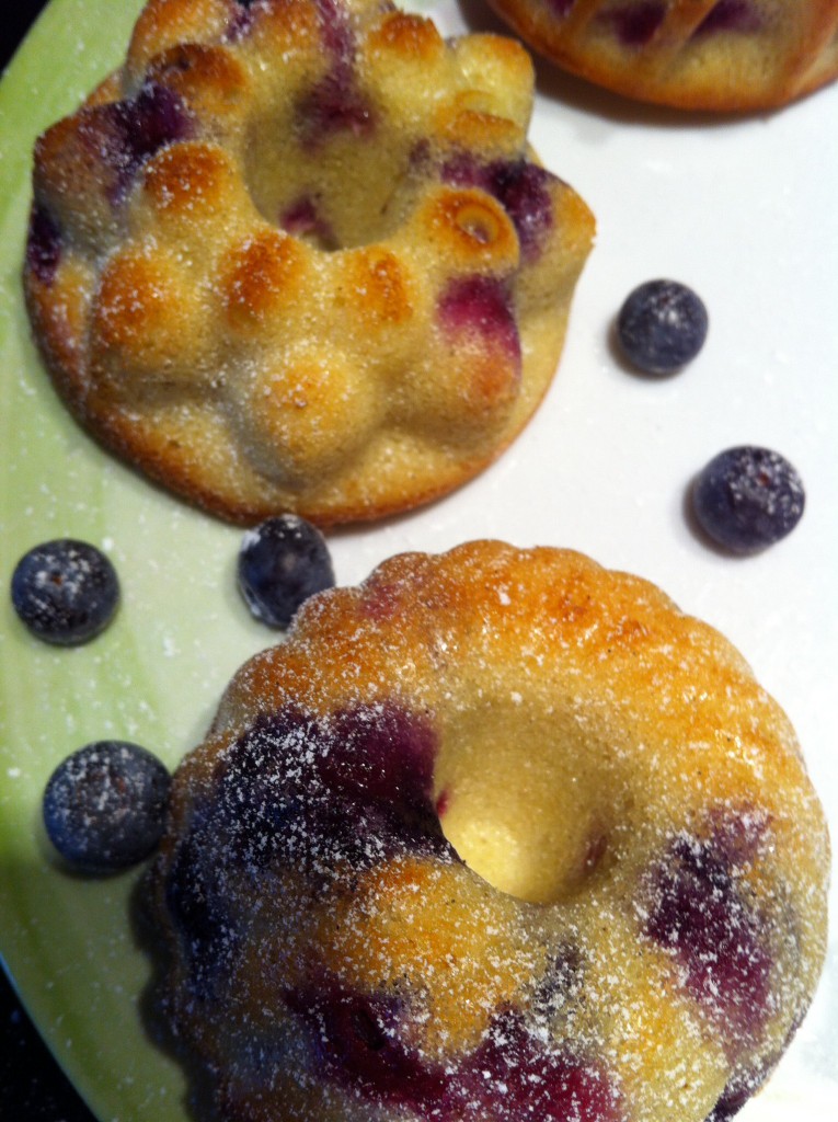 Heidelbeer-Joghurt-Mini-Gugl - glutenfrei mit Reismehl - glutenfreie ...