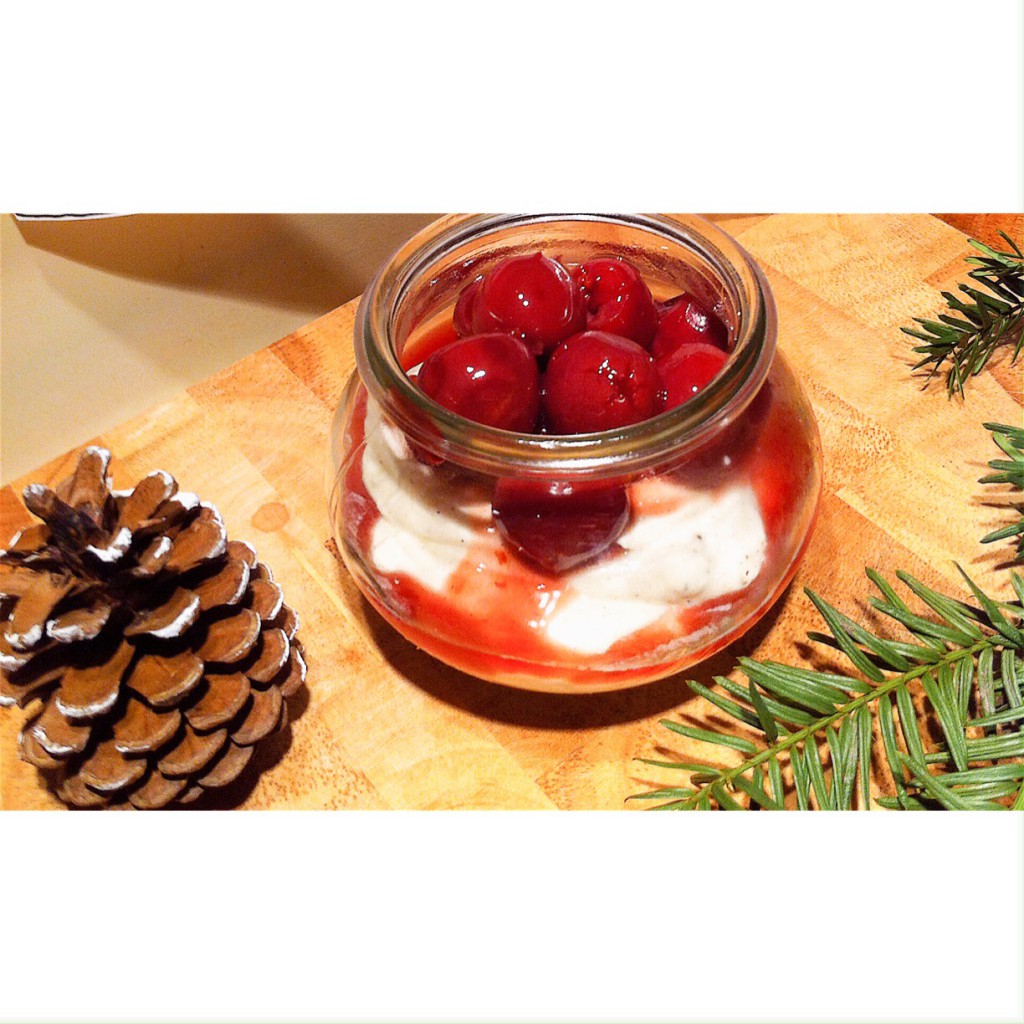 Weihnachtliches Mousse mit Punschkirschen - glutenfreie Rezepte ...