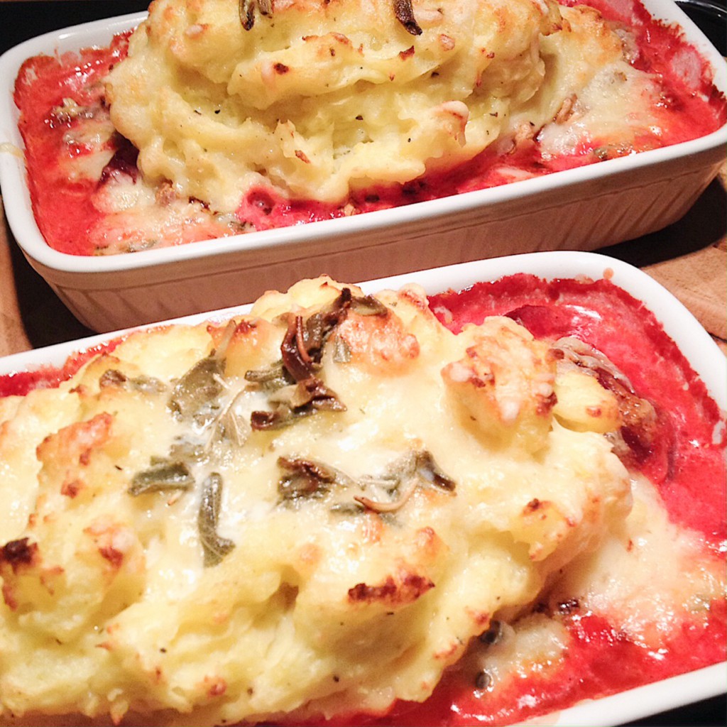 Rote Beete-Kartoffelpüree-Auflauf - glutenfrei - glutenfreie Rezepte ...