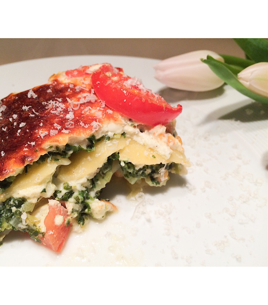 Spinat-Gorgonzola-Lasagne - Glutenfrei & Vegetarisch - Glutenfreie ...