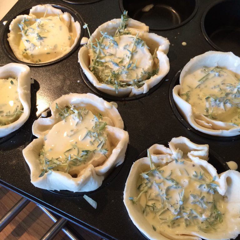 Ziegenkäse-Blätterteig-Törtchen - glutenfrei - glutenfreie Rezepte ...