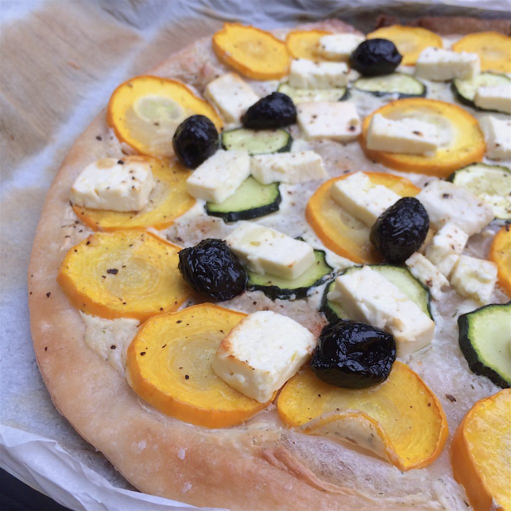 Zucchini-Tarte mit Schafskäse, glutenfreier Blätterteig von Croustipate ...