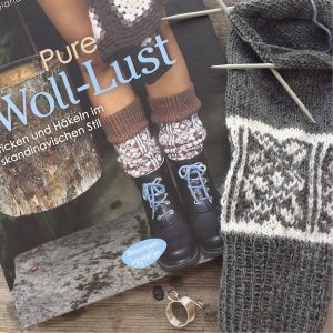 Fair Isle Socke Anleitung Pure Woll-Lust 