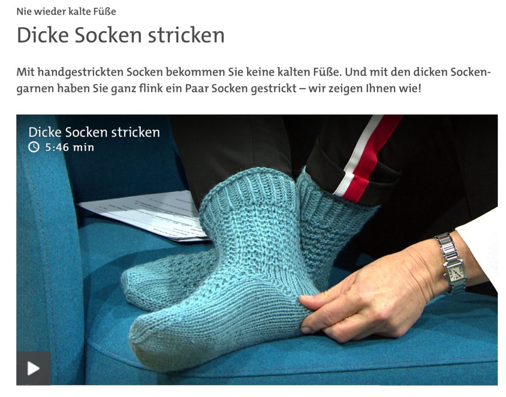 Dicke Socken stricken Tanja Steinbach