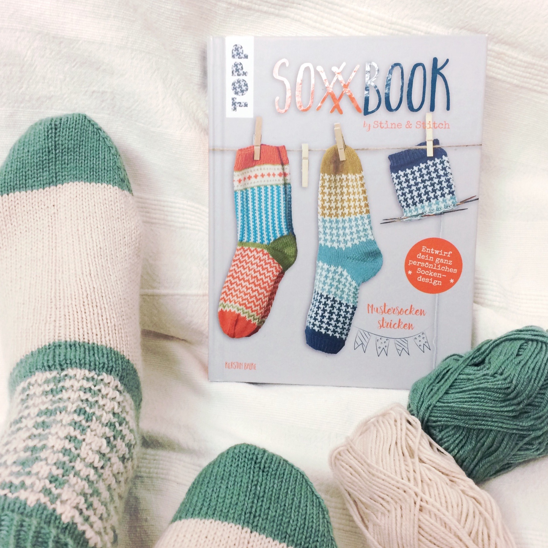 SOXX BOOK mehrfarbige Socken stricken glutenfreie Rezepte