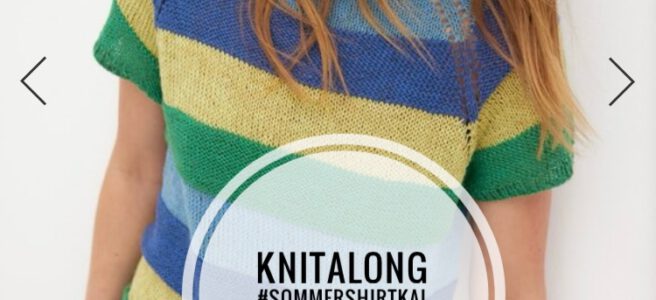 Knitalong #sommershirtKAL Top Down Sommershirt LANA GROSSA